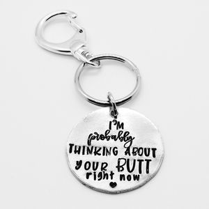 Hand stamped keychain
